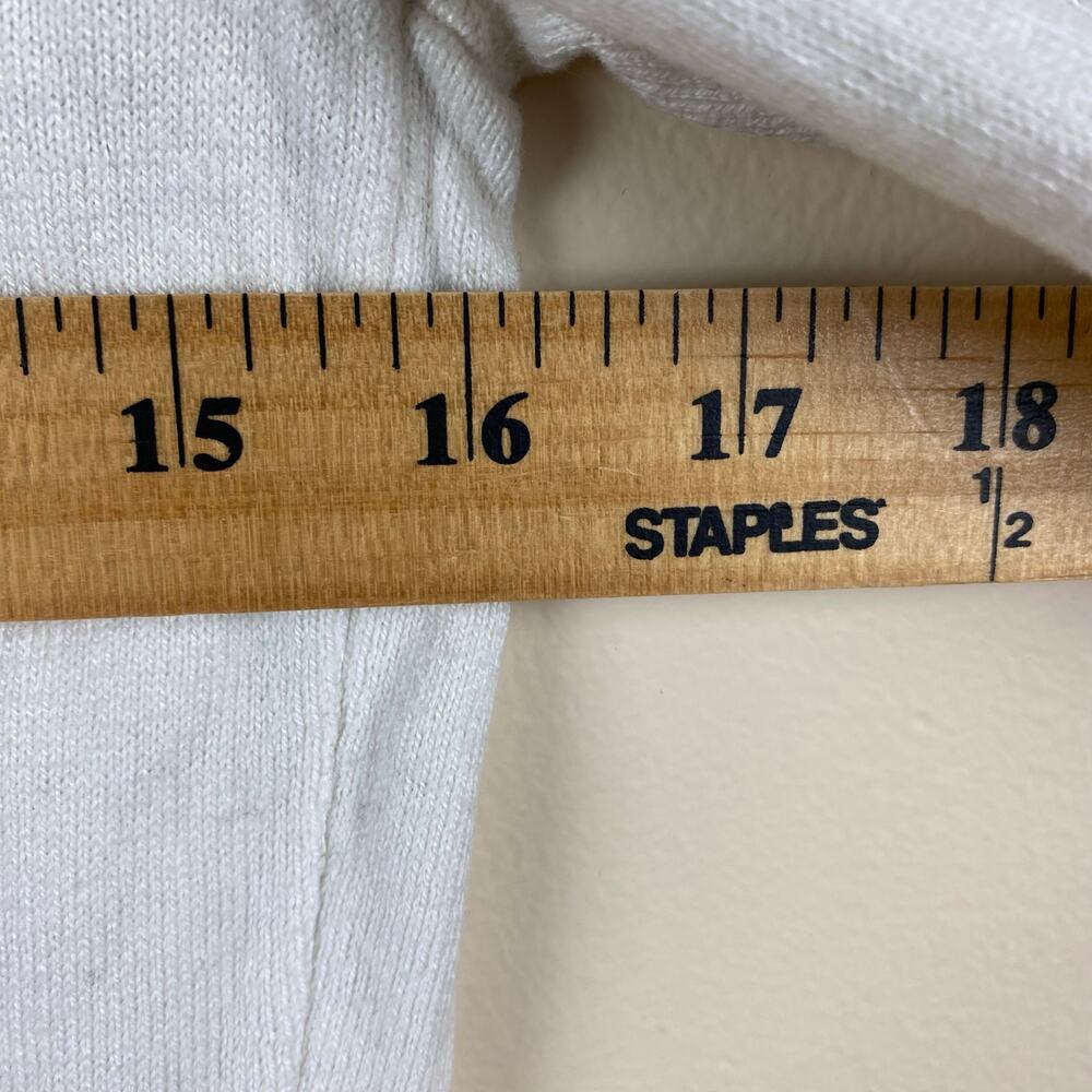 Banana Republic White Cardigan Preppy Contrast Trim CottonBlend Academia Sweater - Picture 7 of 7